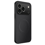 Honor 600 Pro WANLONFENG Case with Carbon Texture - MagSafe Kompatibel - Black