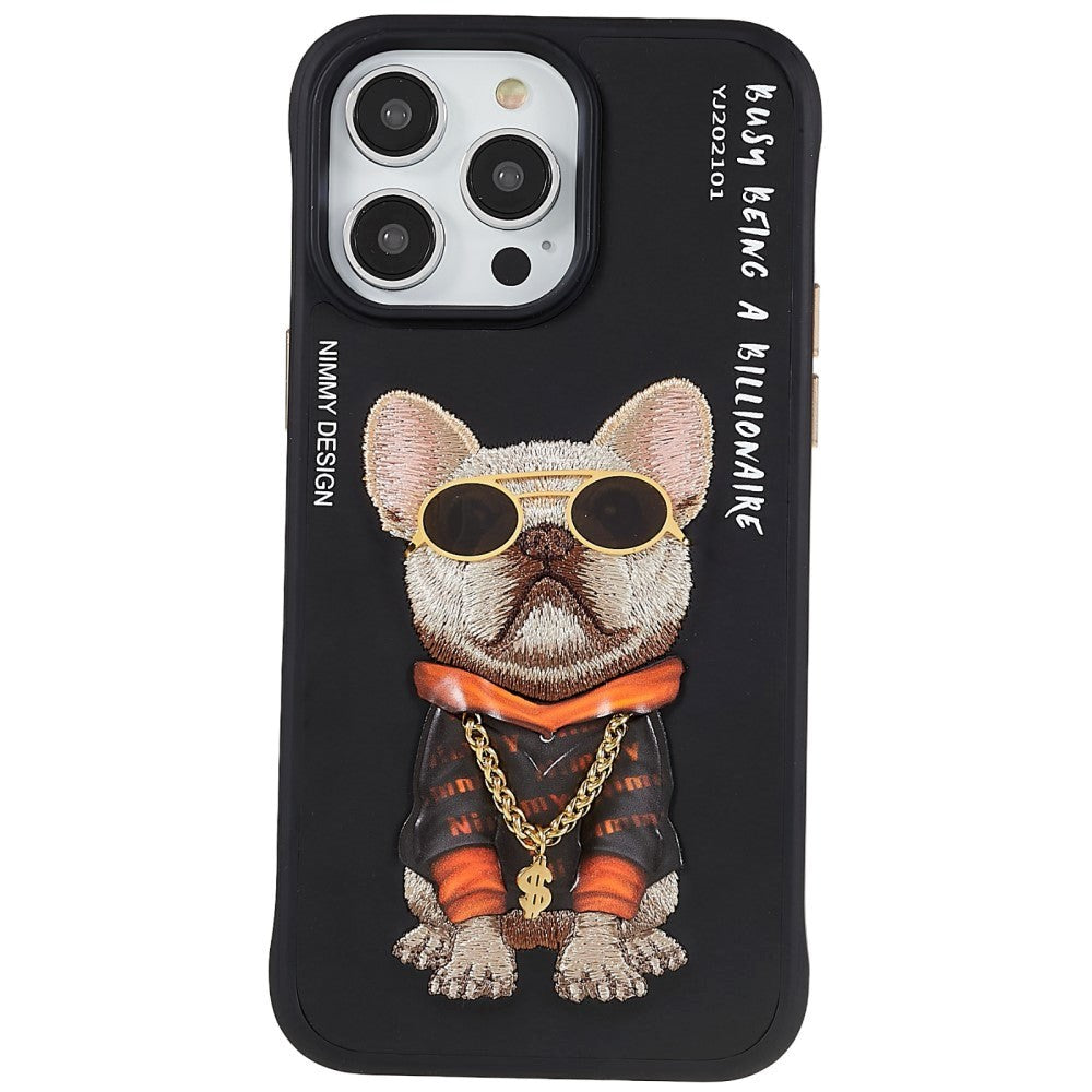 iPhone 14 Pro Max Plastic Hybrid Case with Motif - Street Dog