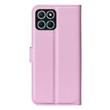 EIDERWOOD Honor X8 (5G) Faux Leather Flip Case with Cardholder & Stand Function - Pink