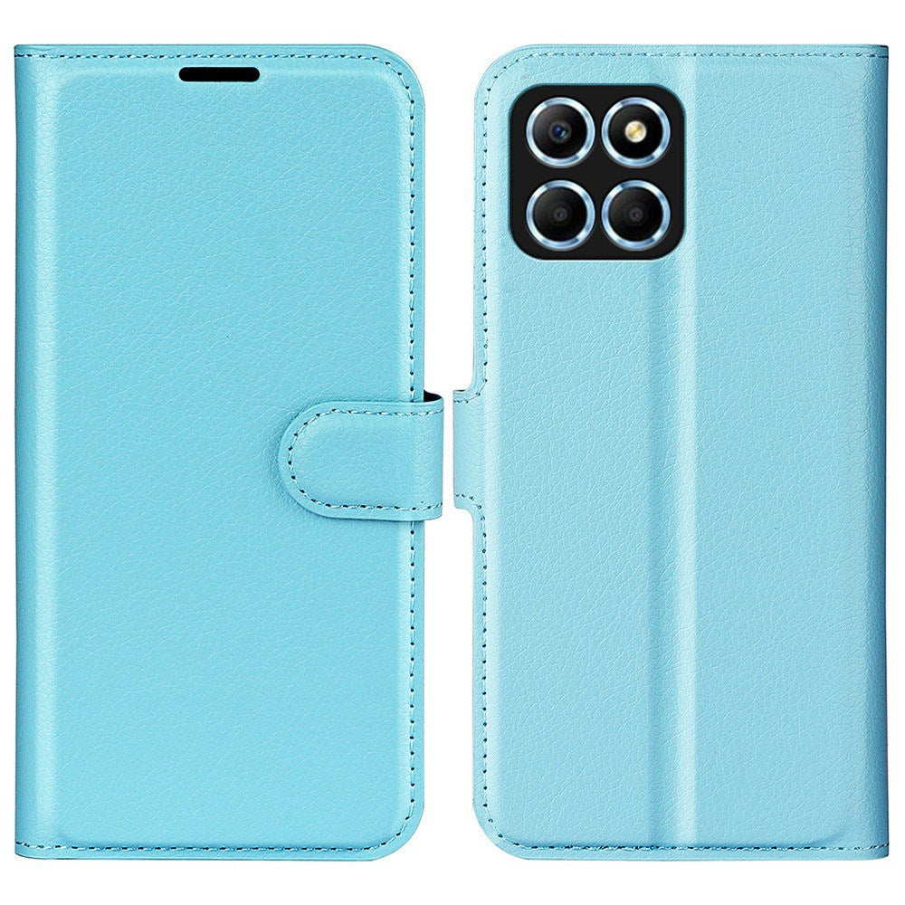 EIDERWOOD Honor X8 (5G) Faux Leather Flip Case with Cardholder & Stand Function - Blue