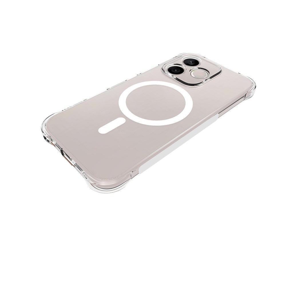 Honor 600 Lite EIDERWOOD Flexible Plastic Case with Shock-Absorbing Corners - MagSafe Compatible - Transparent