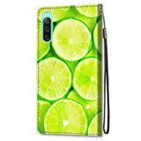 Sony Xperia 10 IV Leather Wallet Case w. Strap - Lime