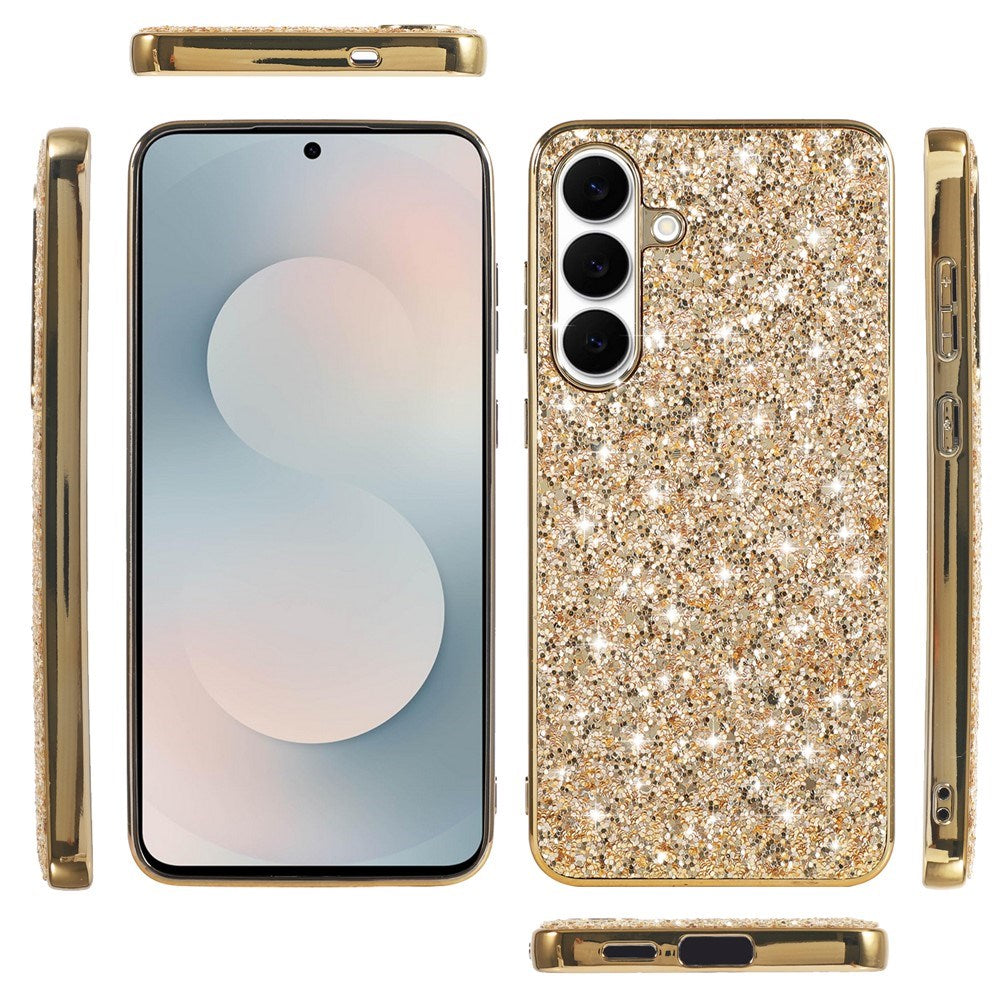 Samsung Galaxy A57 EIDERWOOD Plastic Glitter Case - Rose Gold