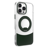 iPhone 13 Pro EIDERWOOD Hybrid Case with Stand Function - MagSafe Compatible - Transparent / Green