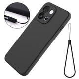 OnePlus Nord 6 EIDERWOOD Lined Silicone Case with Strap - Black