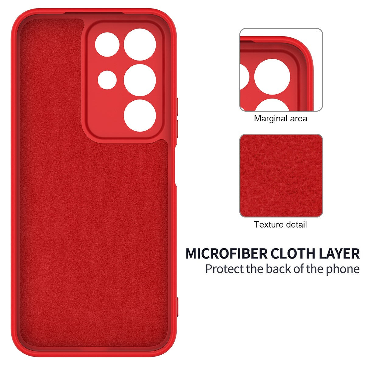 Realme C100 EIDERWOOD Silicone Case with Strap - Red