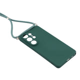 Samsung Galaxy S26 Ultra EIDERWOOD Lined Flexible Plastic Case w. Strap - Dark Green