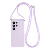 Samsung Galaxy S26 Ultra EIDERWOOD Lined Flexible Plastic Case w. Strap - Purple