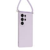 Samsung Galaxy S26 Ultra EIDERWOOD Lined Flexible Plastic Case w. Strap - Purple