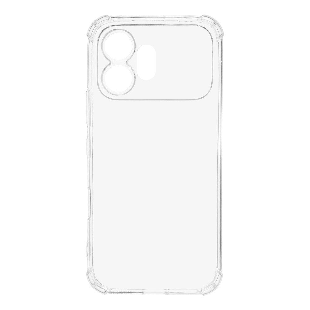 Honor 600 EIDERWOOD Flexible Plastic Case with Shock-Absorbing Corners - Transparent