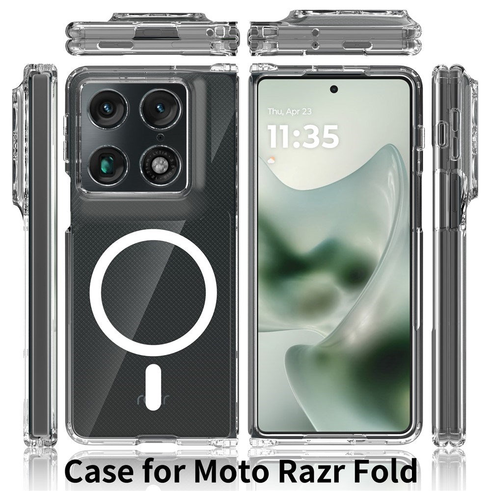 Motorola Razr Fold EIDERWOOD Hybrid Plastic Case - MagSafe Compatible - Transparent