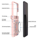 Samsung Galaxy Z Flip8 DUX DUCIS Hybrid Case with Matte Back - MagSafe Compatible - Pink