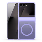 Samsung Galaxy Z Flip8 DUX DUCIS Hybrid Case with Matte Back - MagSafe Compatible - Purple