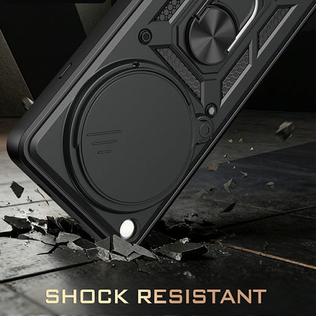 OPPO Find X9 Ultra EIDERWOOD Tough Case with 360° Rotatable Camslider & Kickstand - Black