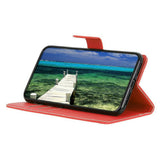 OPPO Find X9 Ultra EIDERWOOD Faux Leather Flip Case with Card Holder & Stand Function - Red