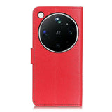 OPPO Find X9 Ultra EIDERWOOD Faux Leather Flip Case with Card Holder & Stand Function - Red