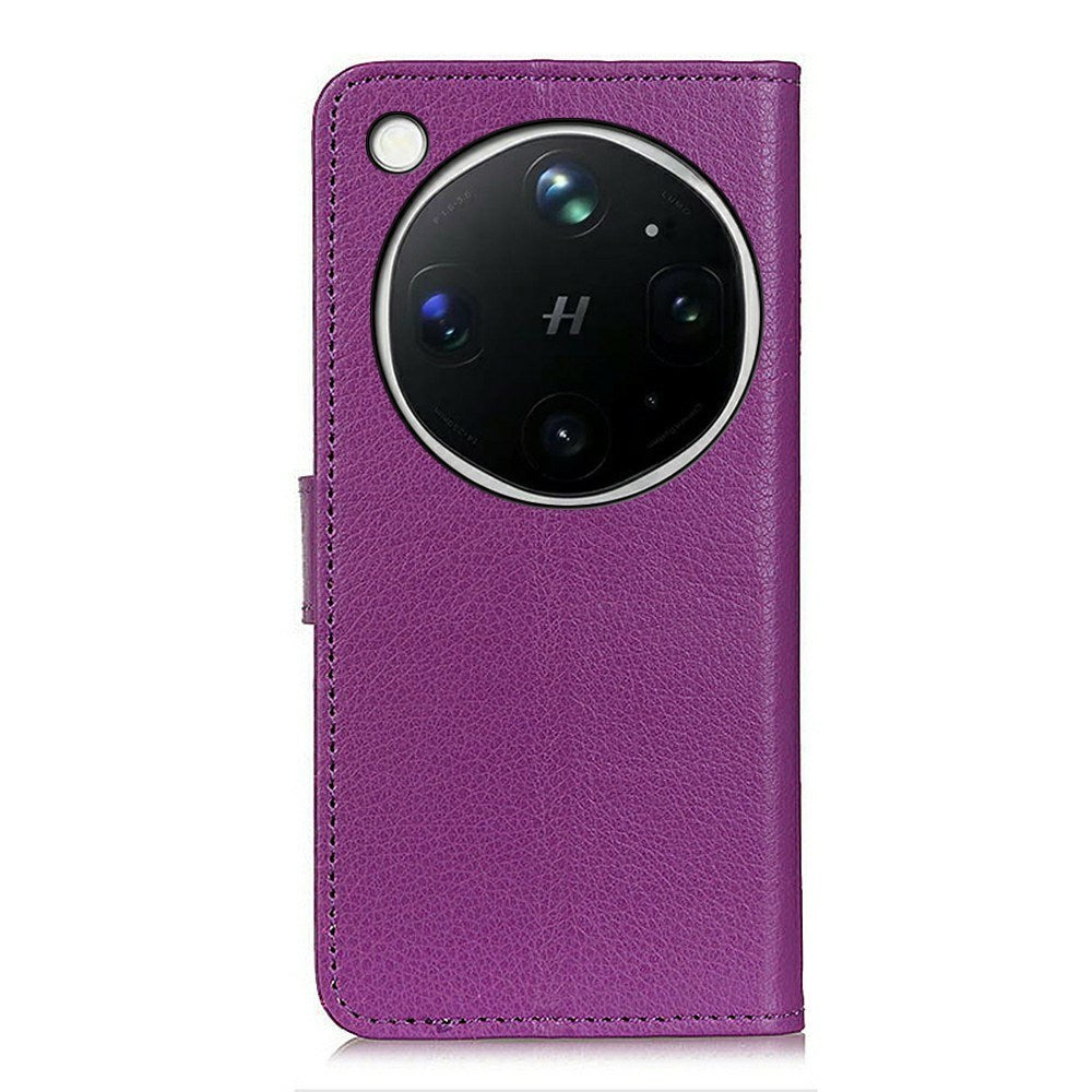OPPO Find X9 Ultra EIDERWOOD Faux Leather Flip Case with Card Holder & Stand Function - Purple