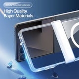 Samsung Galaxy Z Flip8 DUX DUCIS Hybrid Case - MagSafe Compatible - Transparent