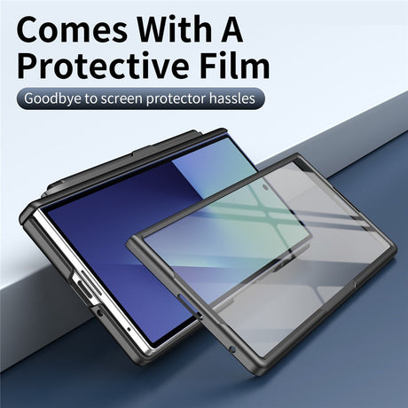 Samsung Galaxy Z Fold8 Ultra Hard Plastic Case with Screen Protector & Kickstand - Grey