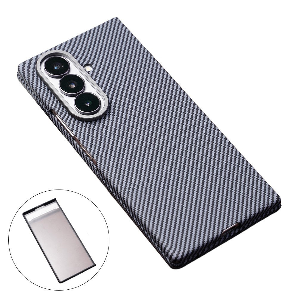 Samsung Galaxy Z Fold8 Hard Plastic Carbon Case - MagSafe Compatible - Gray