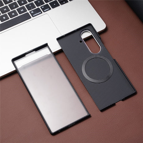 Samsung Galaxy Z Fold8 Ultra Hard Plastic Carbon Case - MagSafe Compatible - Gray