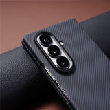 Samsung Galaxy Z Fold8 Hard Plastic Carbon Case - MagSafe Compatible - Gray