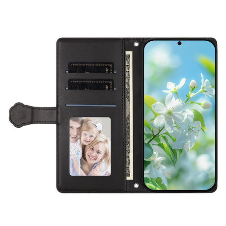 iPhone 16 Pro Flipcase with 3D Cat Ears - Card Holder & Stand Function - Black