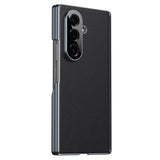 Samsung Galaxy Z Fold8 Faux Leather Back Case - Black
