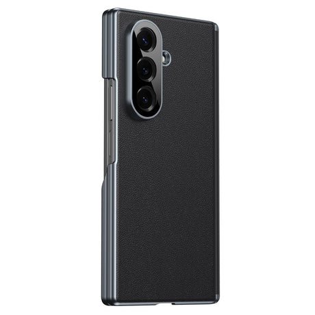Samsung Galaxy Z Fold8 Ultra Faux Leather Back Case - Black