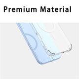 Motorola Edge 70 Pro EIDERWOOD Hybrid Plastic Case with Shock-Absorbing Corners - MagSafe Compatible - Transparent