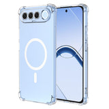 Realme 16 EIDERWOOD Hybrid Plastic Case with Shock-Absorbing Corners - MagSafe Compatible - Transparent