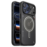 iPhone 17 Pro Max AULUMU Luminous Flexible Plastic Case - MagSafe Compatible - Black