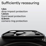 iPhone 17 Pro AULUMU Luminous Flexible Plastic Case - MagSafe Compatible - Black