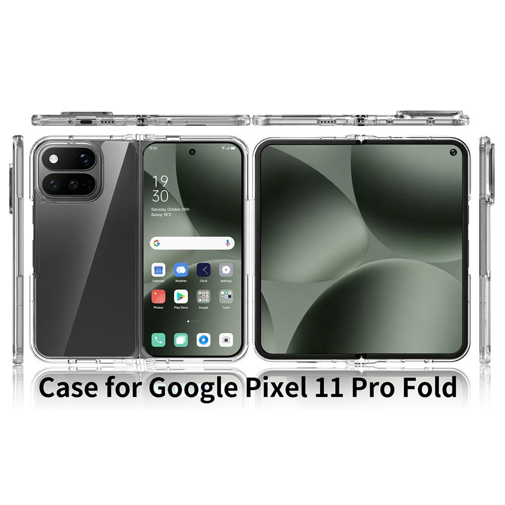 Google Pixel 11 Pro Fold EIDERWOOD Hybrid Plastic Case - Transparent