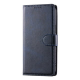 Motorola Moto G47 / G37 EIDERWOOD Leather Flip Cover with Wallet & Strap - Blue