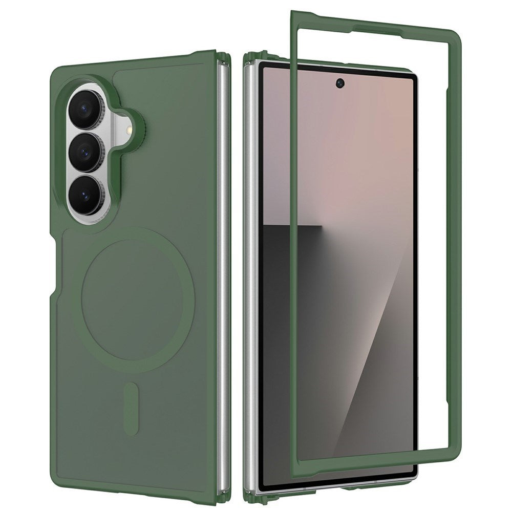 Samsung Galaxy Z Fold8 Ultra Matte Flexible Plastic Case - MagSafe Compatible - Green
