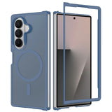 Samsung Galaxy Z Fold8 Matte Flexible Plastic Case - MagSafe Compatible - Blue