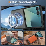 Samsung Galaxy Z Flip8 Matte Flexible Plastic Case - MagSafe Compatible - Black