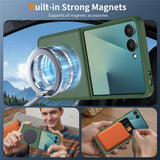 Samsung Galaxy Z Flip8 Matte Flexible Plastic Case - MagSafe Compatible - Green
