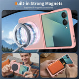 Samsung Galaxy Z Flip8 Matte Flexible Plastic Case - MagSafe Compatible - Pink