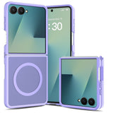 Samsung Galaxy Z Flip8 Matte Flexible Plastic Case - MagSafe Compatible - Purple