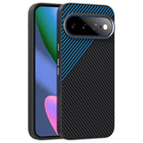 Google Pixel 11 Pro XL ABEEL Hybrid Case with Carbon Fiber Texture - Black / Blue