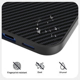 Google Pixel 11 Pro XL ABEEL Hybrid Case with Carbon Fiber Texture - Black / Blue