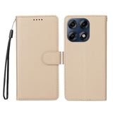Motorola Edge 70 Pro EIDERWOOD Faux Leather Flip Case with Strap - Beige