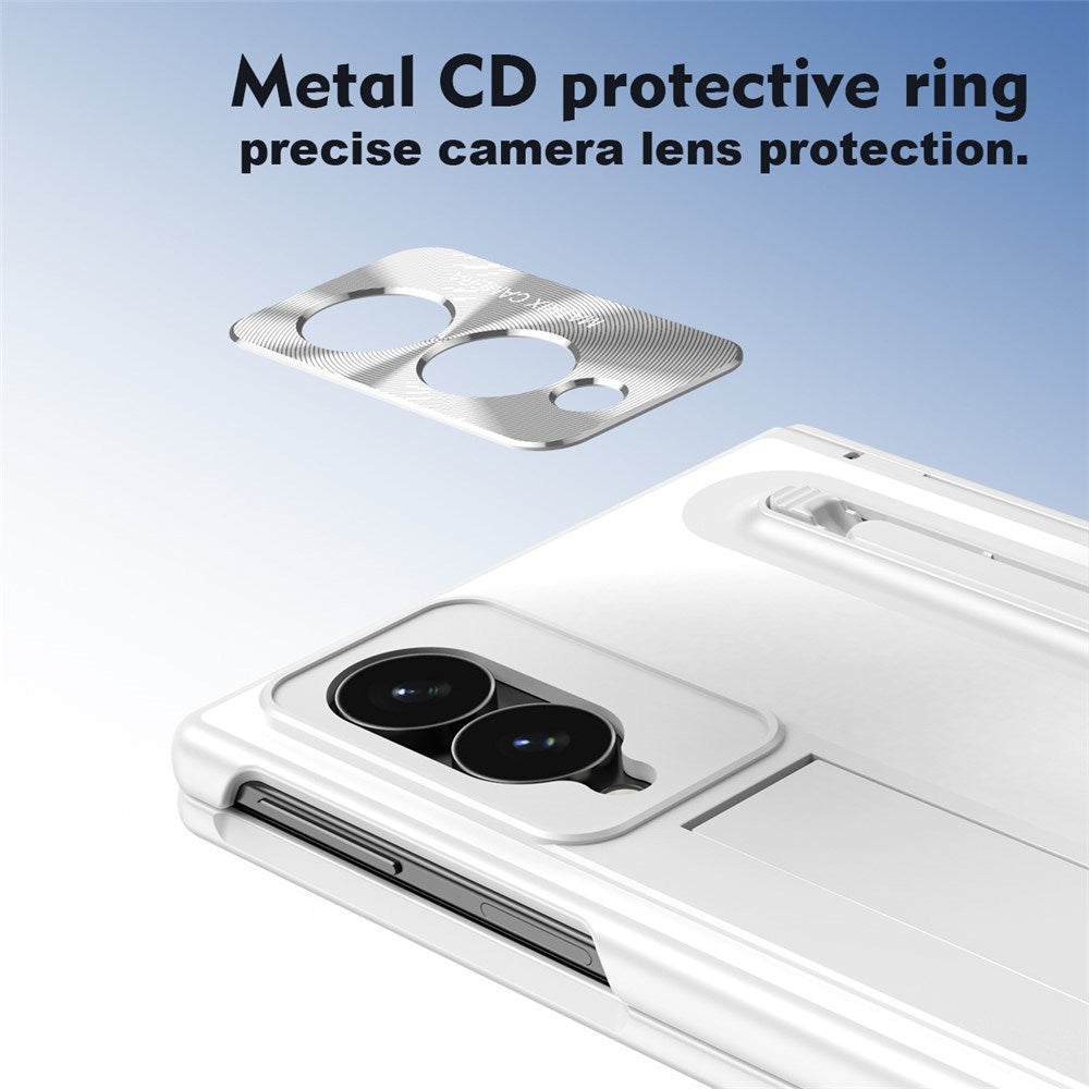 Samsung Galaxy Z Fold8 EIDERWOOD Case with Stylus Pen & Kickstand - White