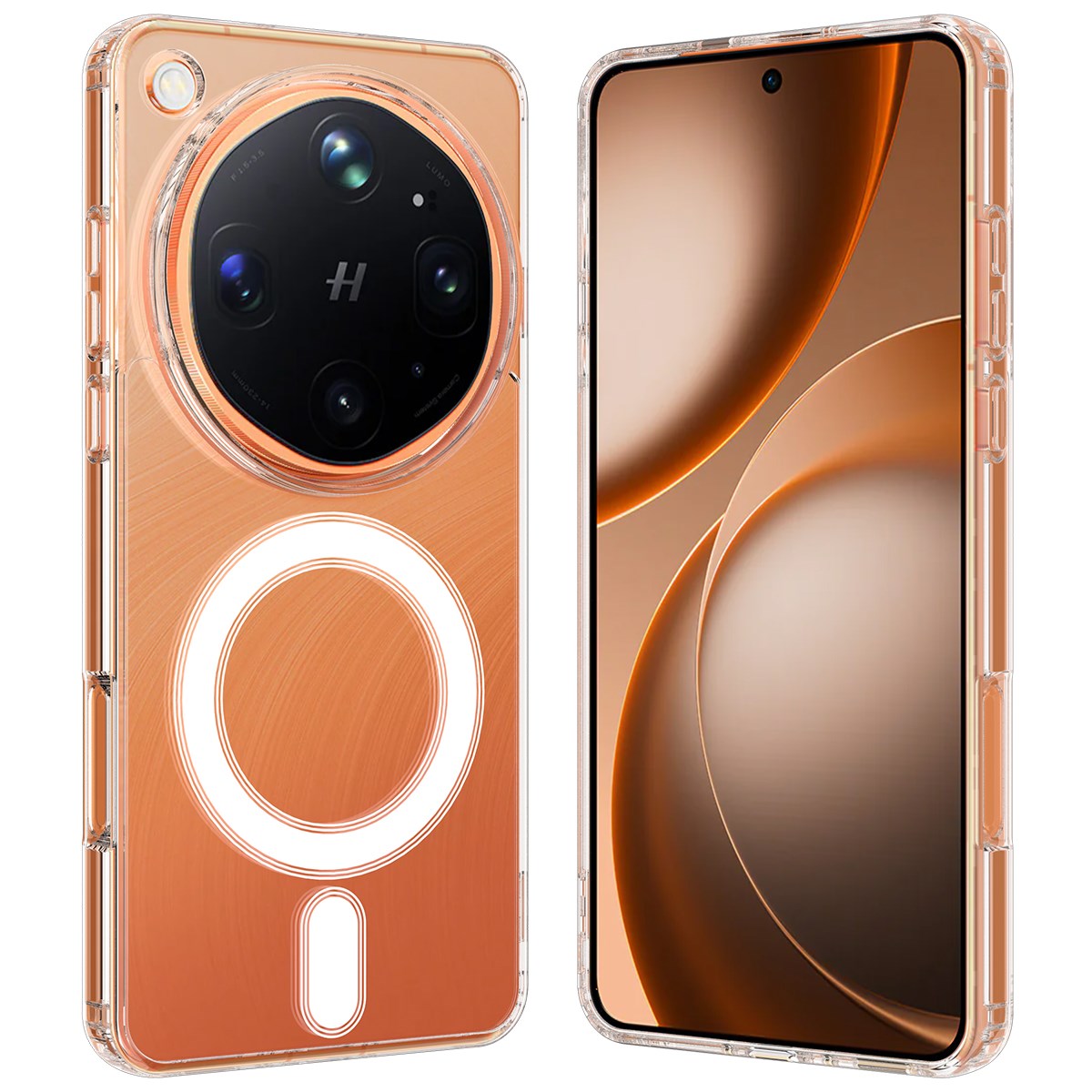 OPPO Find X9 Ultra EIDERWOOD Hybrid Case - MagSafe Compatible - Transparent