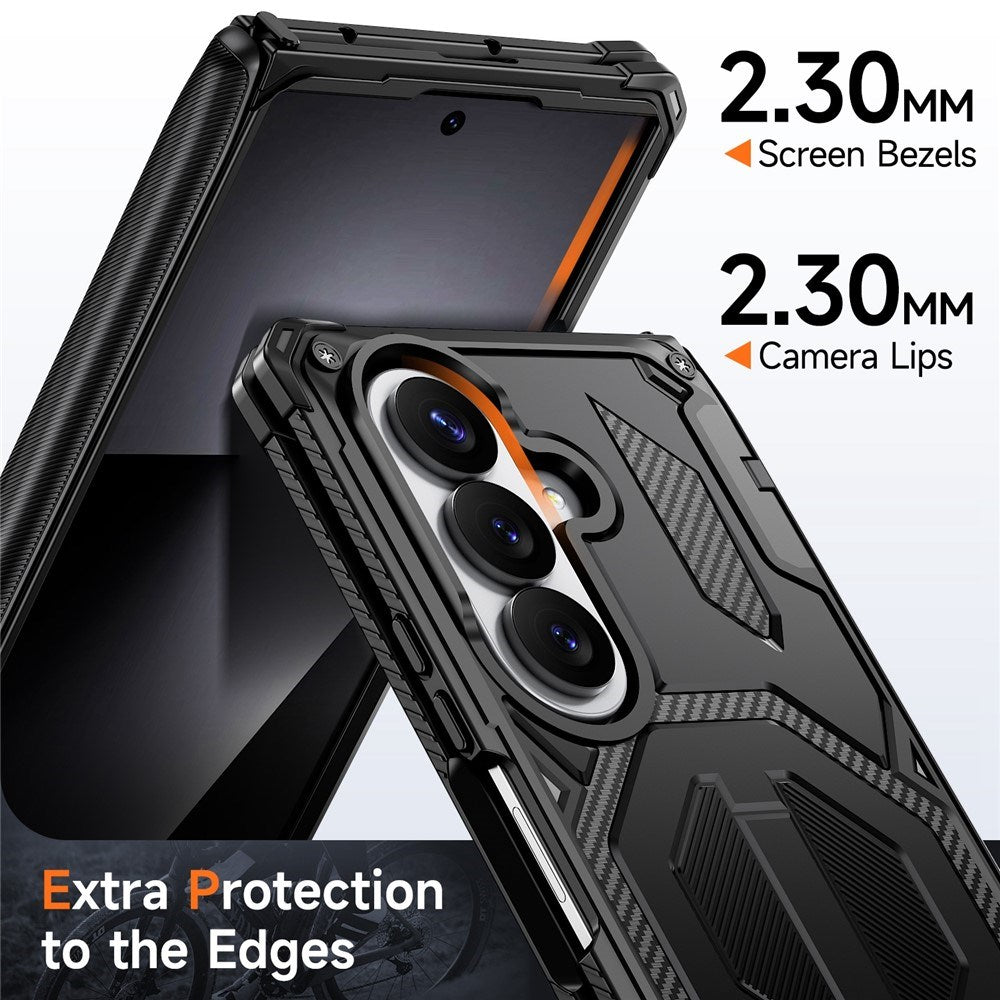 Samsung Galaxy Z Fold8 Ultra / Fold7 EIDERWOOD Tough Case with Built-in Kickstand - MagSafe Compatible - Black
