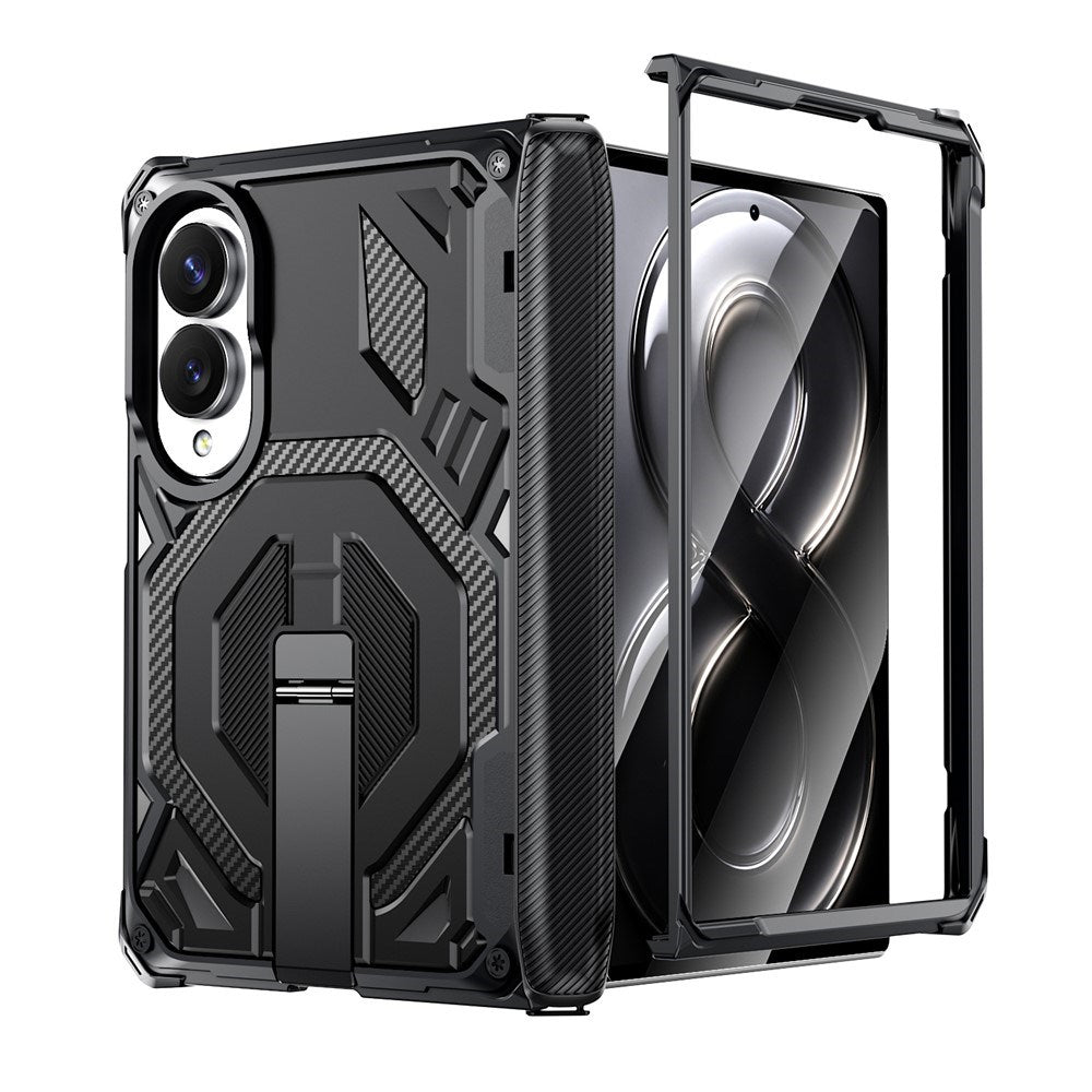 Samsung Galaxy Z Fold8 EIDERWOOD Tough Case with Built-in Kickstand - MagSafe Compatible - Black