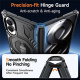 Samsung Galaxy Z Fold8 EIDERWOOD Tough Case with Built-in Kickstand - MagSafe Compatible - Black
