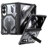 Samsung Galaxy Z Fold8 EIDERWOOD Tough Case with Built-in Kickstand - MagSafe Compatible - Black / Grey